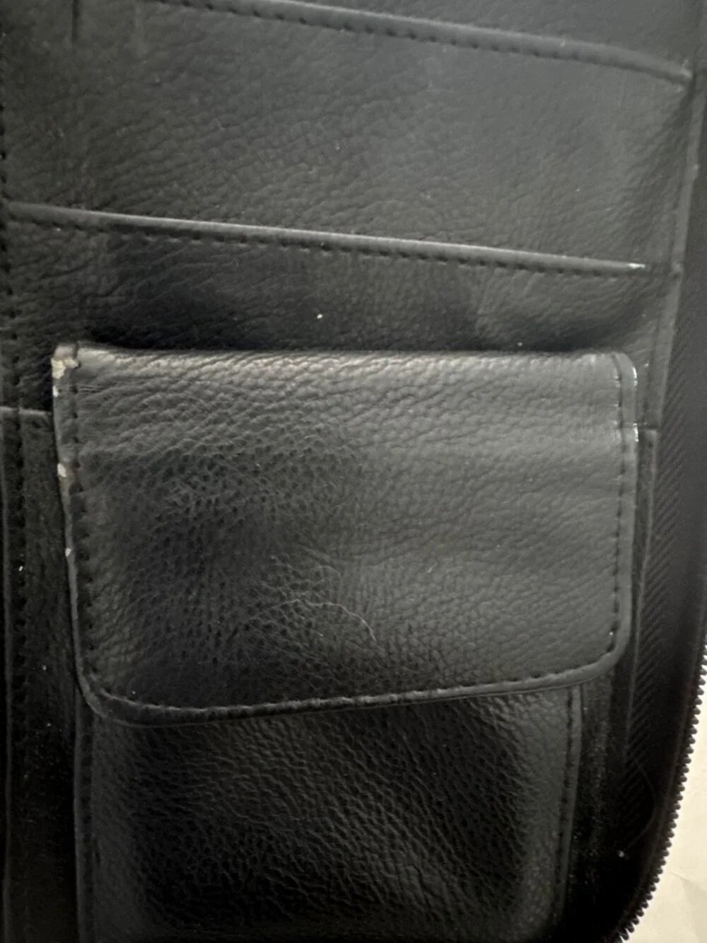 Buxton Black & White Zebra Print Passport Wallet With Multiple Compartments